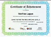 game testing diploma